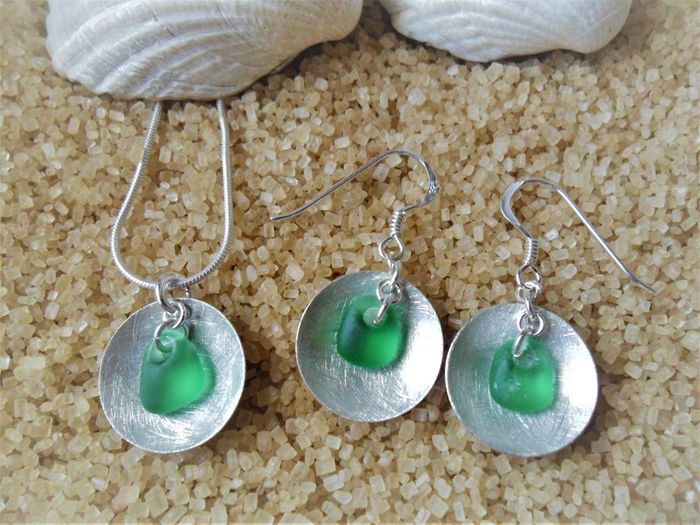 Coastal Cove Pendant and Earrings